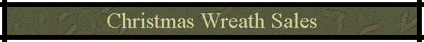 Christmas Wreath Sales