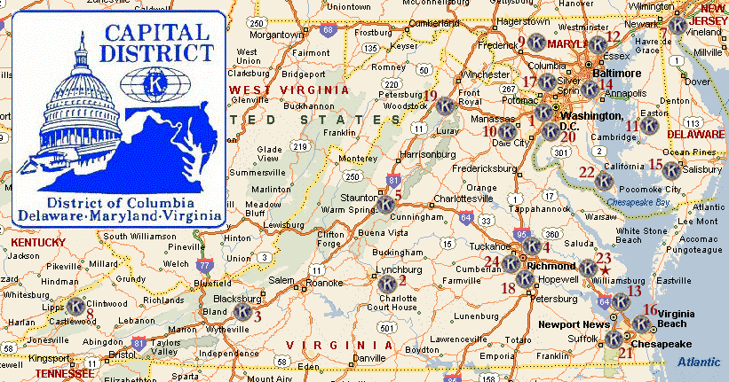 Click on K logos to view individual Division data